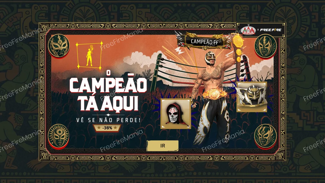 Banner Free Fire Diamantes 08/08 00:00