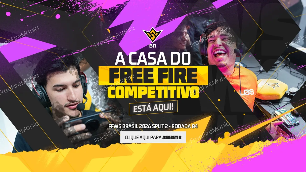 Banner Free Fire Diamantes 09/08 13:00