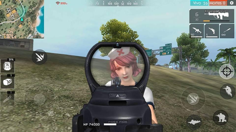 evolução no Free Fire