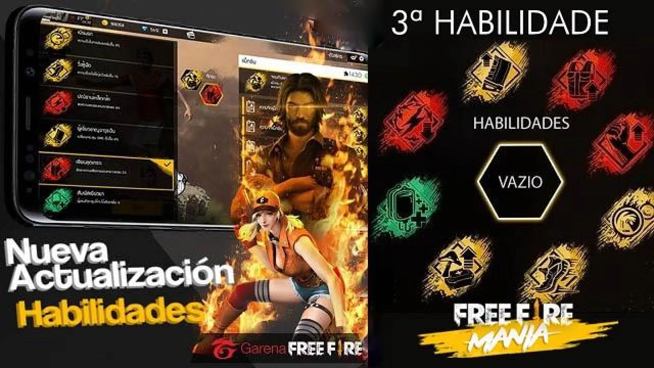 SLOT PARA TERCEIRA HABILIDADE NO FREE FIRE