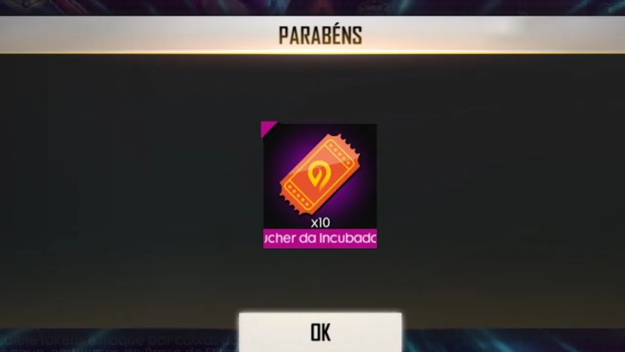 10 Tickets da Incubadora Grátis no Free Fire: Resgate agora!
