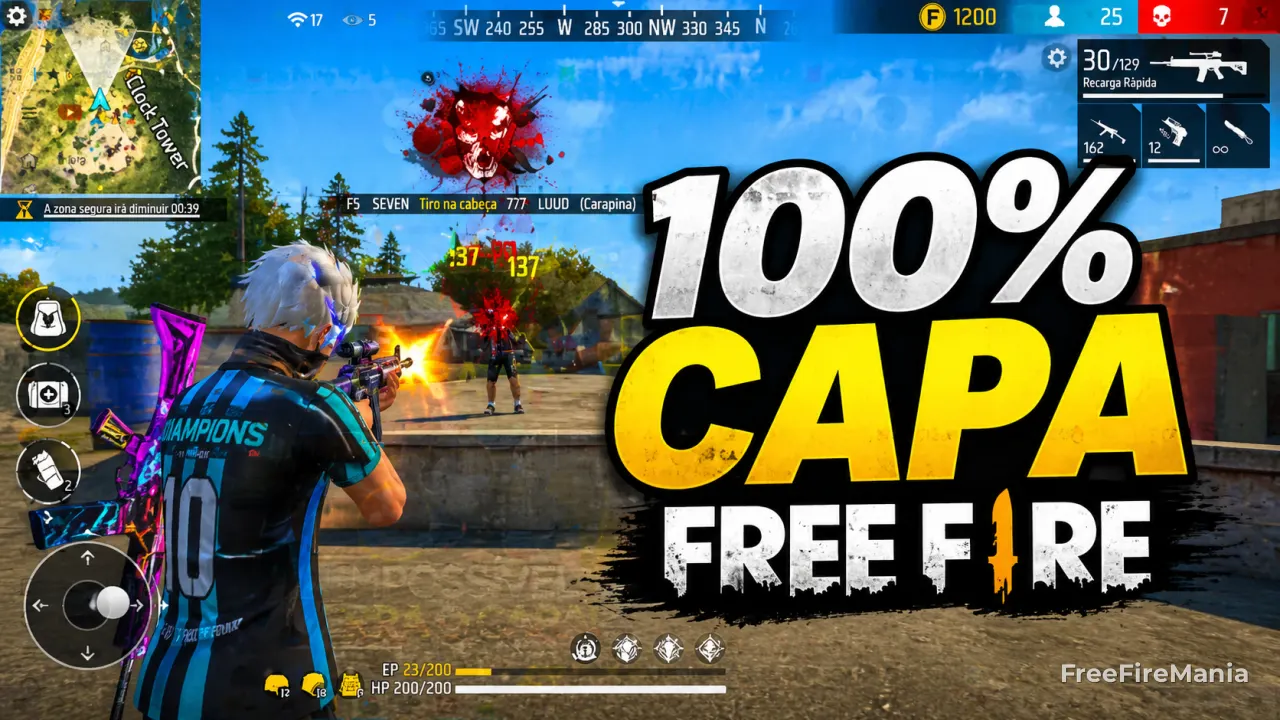100% capa Free Fire app: o que realmente funciona em 2026