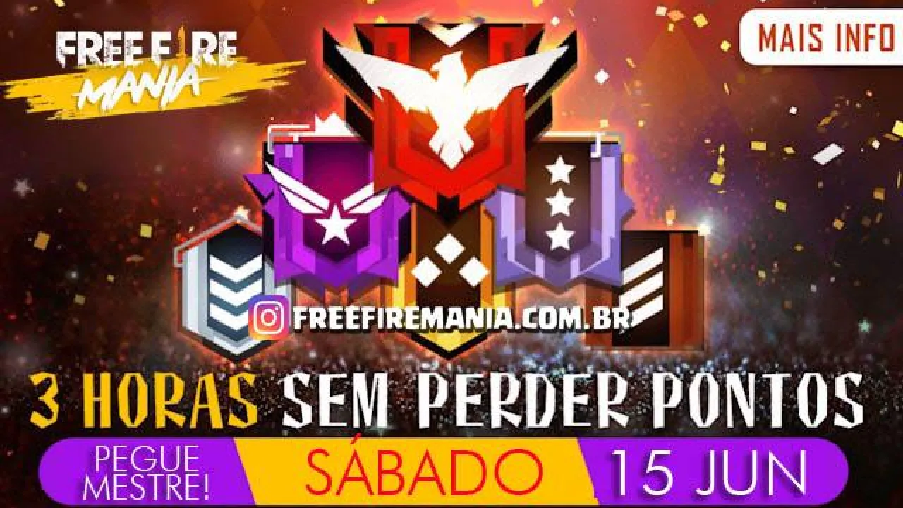 Ranqueadas sem Perca de Pontos no Brasil – Evento Especial em Free Fire