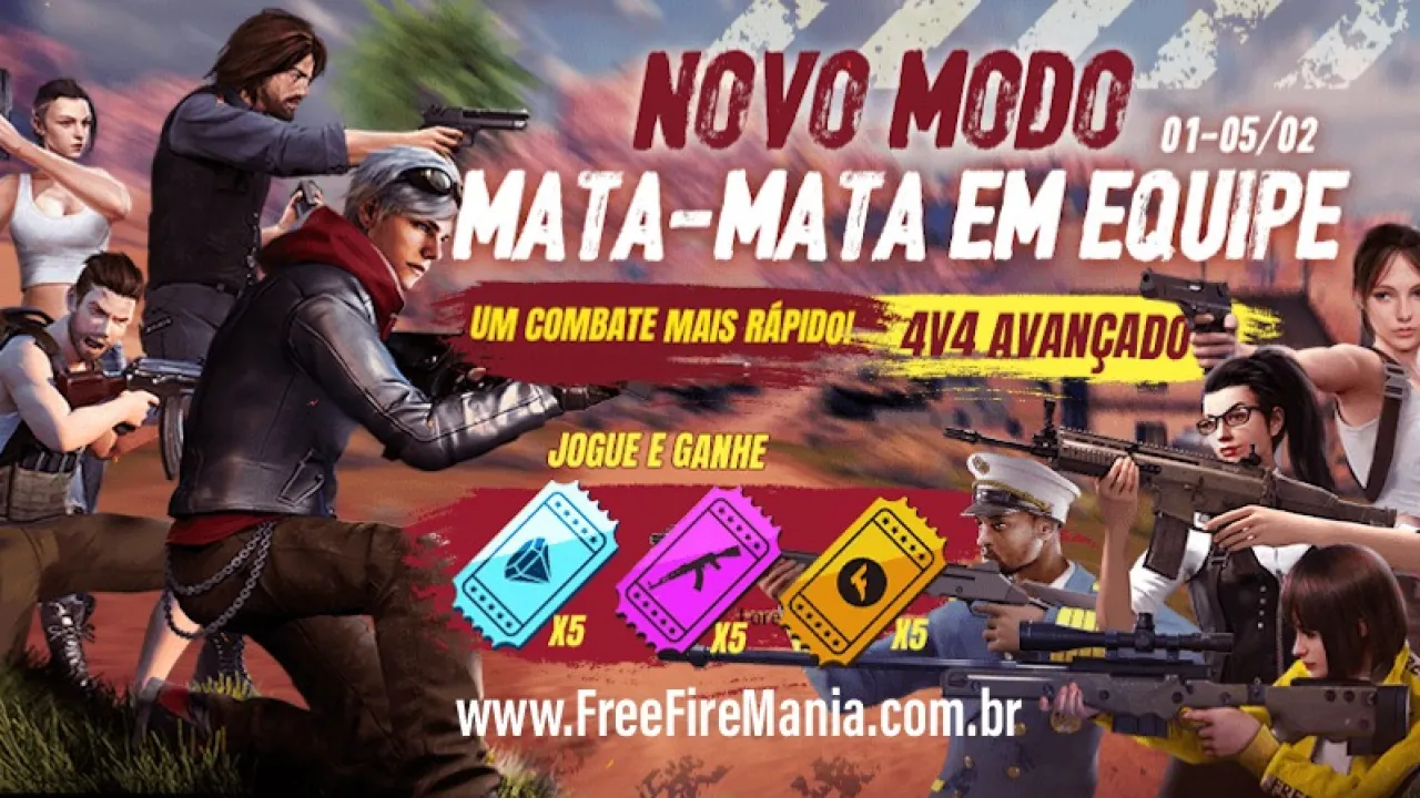 Garena Libera 15 Tickets do Sorte Royale Grátis no Free Fire