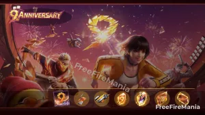 Itens do 9º aniversário do Free Fire aparecem no APK — Free Fire