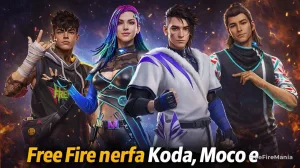 Free Fire nerfa Koda, Moco e Shiro e muda meta na OB53 — Free Fire
