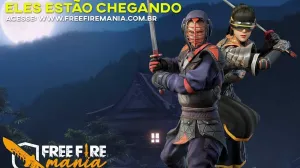 As novas Skins do Samurai sem Rosto e da Kendoka — Free Fire