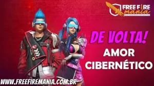 As skins dos Namorados, Eros e Psiquê Cibernética estão de volta ao Free Fire! — Free Fire