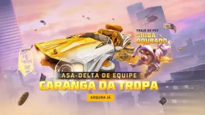 Escolha Royale Free Fire: Como conseguir Asa-delta de equipe - Caranga da Tropaㅤ e outros Prêmios — Free Fire