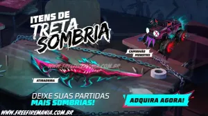 Escolha Royale Free Fire: Como conseguir Atiradeira - Criatura Sombria e outros Prêmios — Free Fire