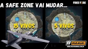 Atualização Free Fire (FF): a Safe Zone vai mudar e todo jogador profissional precisa saber disso — Free Fire