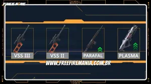 Atualização Free Fire setembro 2022: Parafal, FAMAS, Plasma e M24 recebem buff (melhoria) — Free Fire