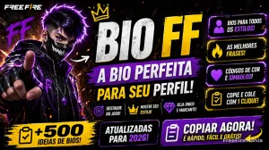 Bio FF: gerador, frases, códigos e símbolos para Free Fire em 2026 — Free Fire