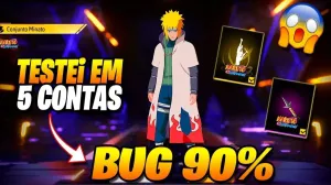 Bug da Loja Misteriosa: 90% de Desconto no Minato? — Free Fire