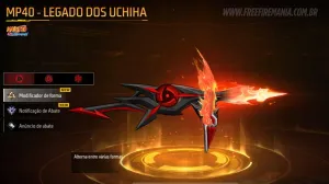 BUG Free Fire: MP40 Uchiha com falha no dano e não está contando! — Free Fire