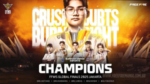 Buriram United é campeã mundial do Free Fire 2025 — Free Fire
