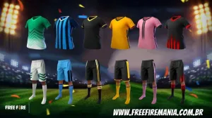 Camisas de Times inéditas chegam ao Free Fire no evento Tirambaço — Free Fire