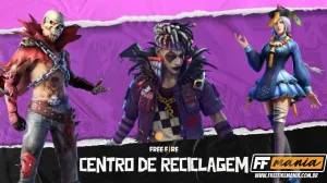 Centro de Reciclagem do Free Fire retorna o Maníaco do Golpe, Arautos do Submundo e Lolita Jianshi — Free Fire