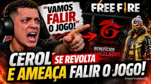Cerol perde verificado da Garena e ameaça "falir o Free Fire" — Free Fire