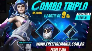The Triple Combo with Barbinha do Velho arrived at Free Fire — Free Fire