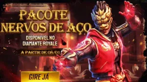 Chegou o Novo Diamante Royale Nervos de Aço no Free Fire — Free Fire