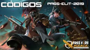 Códigos das Skins do Passe de Elite Tesouro Maldito no Free Fire — Free Fire