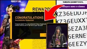 CODIGUIN FF 2024: código Free Fire conjunto Cruzado Caótico; Resgate no Rewards — Free Fire