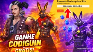 CODIGUIN FF 2026: Códigos Válidos para Resgatar em 18 de Abril — Free Fire