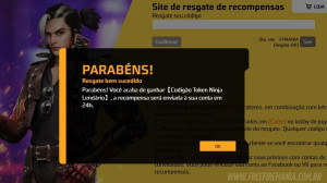 CODIGUIN FF: Novo Codigão Token Ninja Lendário liberado! — Free Fire