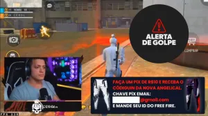 CODIGUIN FF com Calça Angelical Branca é alvo de golpe com nome do Cerol — Free Fire