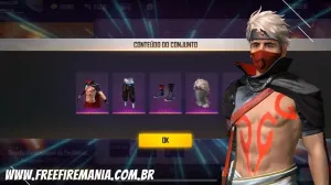 CODIGUIN FF com o Conjunto Bushi  — Free Fire