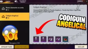 CODIGUIN FF: confira os códigos Free Fire Angelical; resgate no site Rewards — Free Fire