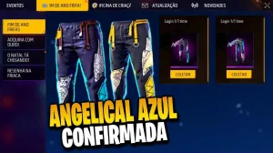 Codiguin Free Fire: Calça Angelical Roxa chega ao FF — Free Fire