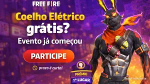 Free Fire: Coelho Elétrico grátis já está valendo agora — Free Fire