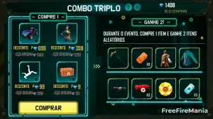 Combo Triplo Free Fire: como funcionava e preços — Free Fire