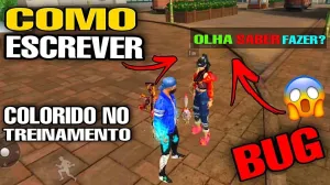 Como colocar letras coloridas no Free Fire; Mude a cor da letra na bio, perfil e chat — Free Fire