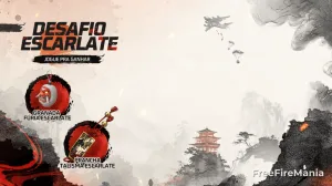 Como ganhar Granadas e Pranchas no evento Desafio Escarlate — Free Fire