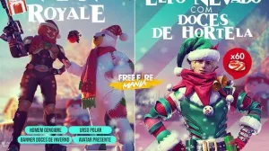 Como Ganhar Todas as Skins de Natal - Homem Gengibre, Urso Polar e Elfo Nevado - Grátis no Free Fire — Free Fire
