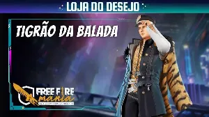 Como pegar o pacote Tigrão da Balada na Loja dos Desejos 6.0 — Free Fire