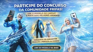 Free Fire: conjuntos príncipe e princesa grátis, mas acaba dia 26 — Free Fire