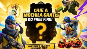 Garena Free Fire libera concurso e pode transformar criação em mochila grátis — Free Fire
