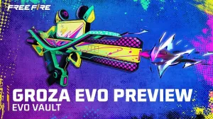 Conheça a GROZA Moderninha: A Nova Arma Evolutiva do Free Fire — Free Fire