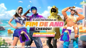Free Fire: como conseguir Conjunto - Agua Patomabanho, Vestidinho Azul, Veu Sombrio na nova Loja Misteriosa — Free Fire