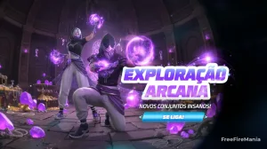 Desconto Maluco no Free Fire: Conheça o novo Conjunto Explorador Arcano e Exploradora Arcana