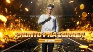 Escolha Royale Free Fire: Como conseguir Conjunto - Pronto pra Correr e outros Prêmios — Free Fire
