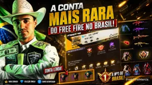 Ele gastou R$ 53 mil na skin nº 001 e criou a conta mais rara do Free Fire no Brasil — Free Fire