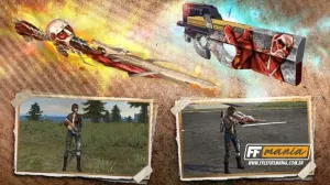 Corrida de Colecionadores Free Fire (FF): veja como conseguir as novas M1014 e P90 Attack on Titan — Free Fire