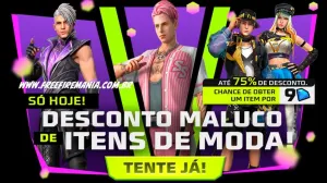 Desconto Maluco no Free Fire: Conheça o novo Conjunto Rosinha, Conjunto Dom Elétrico, Dama Elétrica  — Free Fire