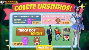 Dia das Crianças Free Fire 2020: como pegar os Tokens e Ursinho de Goma — Free Fire
