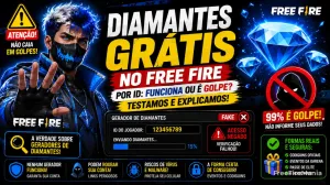 Diamantes grátis no Free Fire por ID: funciona ou é golpe? — Free Fire